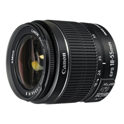 Объектив Canon EF-S 18-55mm f/3.5-5.6 III, черный