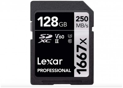 SDXC 128 GB Lexar Professional 1667x SDXC UHS-II