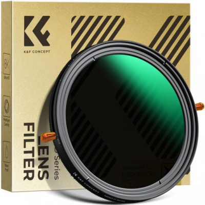 Светофильтр K&F Concept Nano-D CPL + Variable ND2-ND32 77mm