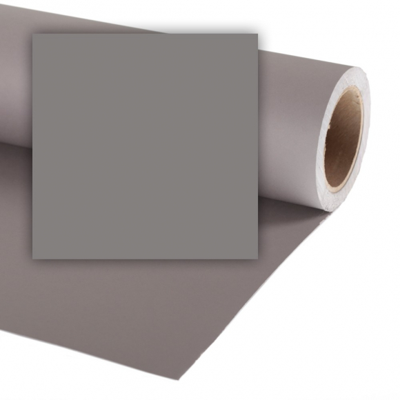 Бумажный фон Colorama CO439 Smoke Grey 3,55 × 30 м, дымчато-серый Бумажный фон Colorama CO439 Smoke Grey 3,55 × 30 м, дымчато-серый