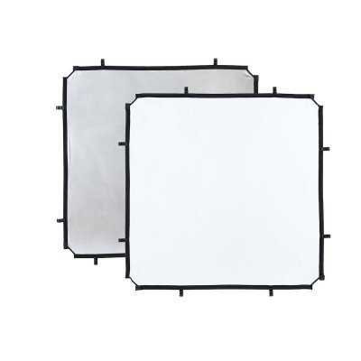 Ткань Lastolite Skylite Rapid LR81131R 1,1×1,1 м, серебро/белый