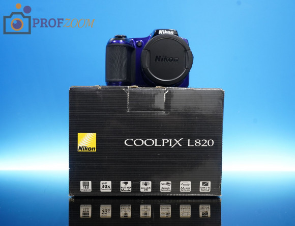 Фотоаппарат Nikon Coolpix L820 Синий Фотоаппарат Nikon Coolpix L820 Синий