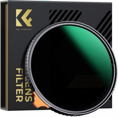 Светофильтр K&F Concept Nano-X Black Mist 1/4 + ND2-ND400 77mm