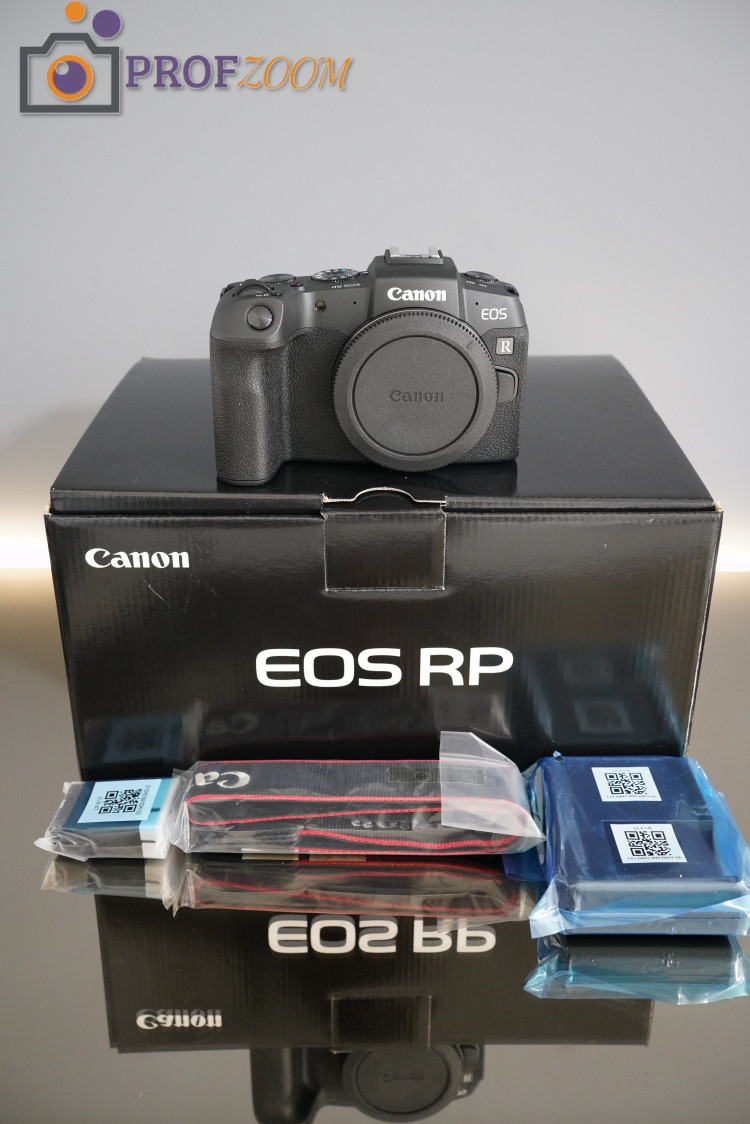 Коробка и комплект Canon EOS RP Body
