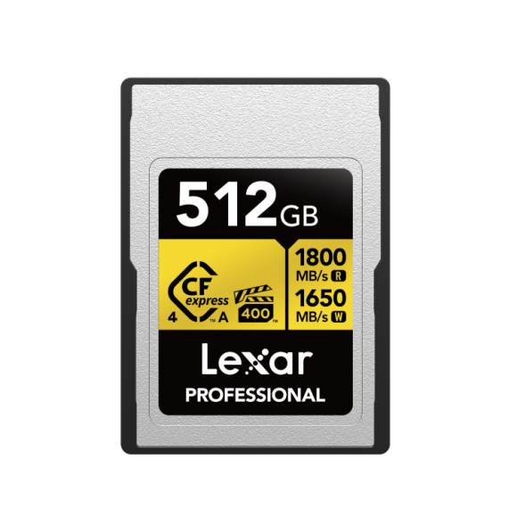 Карта памяти Lexar Professional GOLD CFexpress 4.0 Type A 512GB Карта памяти Lexar Professional GOLD CFexpress 4.0 Type A 512GB