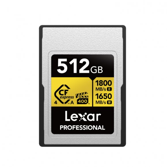 Карта памяти Lexar Professional GOLD CFexpress 4.0 Type A 512GB Карта памяти Lexar Professional GOLD CFexpress 4.0 Type A 512GB