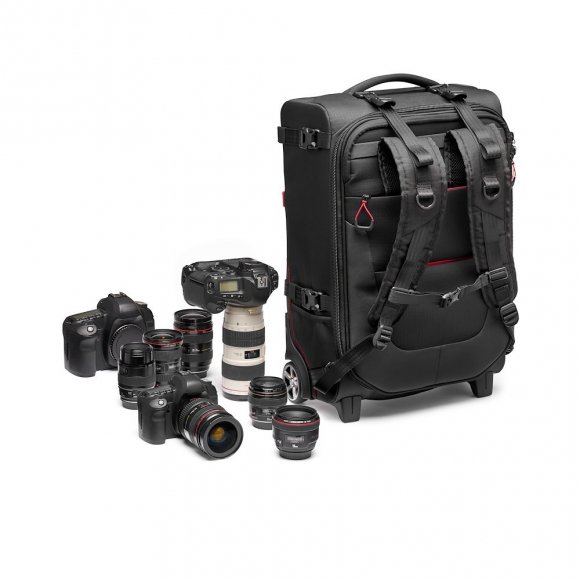 Фотосумка-рюкзак на колёсах Manfrotto Pro Light Reloader Switch-55 Фотосумка-рюкзак на колёсах Manfrotto Pro Light Reloader Switch-55