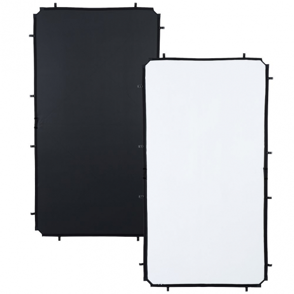 Ткань Lastolite Skylite Rapid LR81221R 1,1×2 м, чёрный/белый Ткань Lastolite Skylite Rapid LR81221R 1,1×2 м, чёрный/белый
