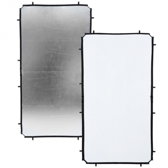Ткань Lastolite Skylite Rapid LR81231R 1,1×2 м, серебро/белый Ткань Lastolite Skylite Rapid LR81231R 1,1×2 м, серебро/белый