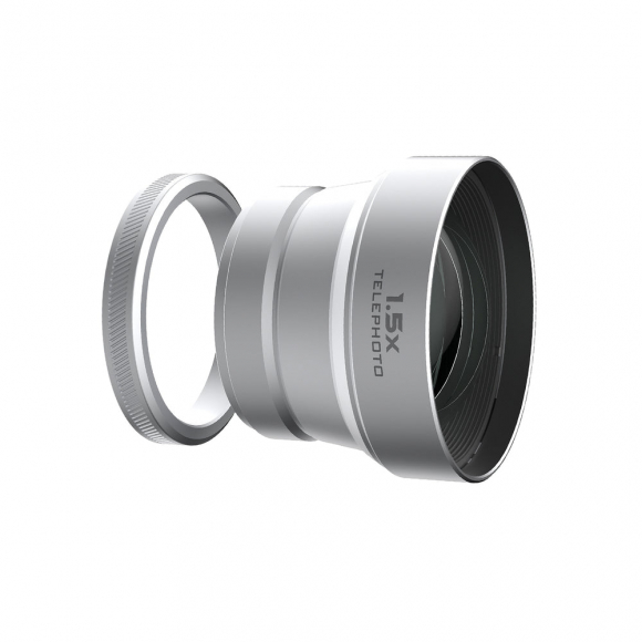 Телеобъектив Freewell 1.5x для Fujifilm X100VI/X100V, серебристый Телеобъектив Freewell 1.5x для Fujifilm X100VI/X100V, серебристый