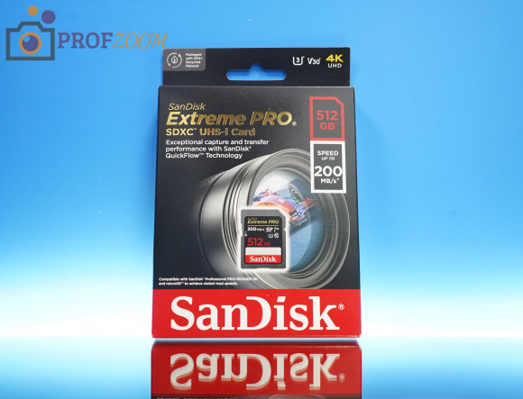 Карта памяти 512GB SanDisk Class 10 Pro V30 UHS-I