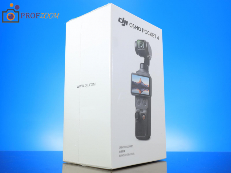 Боковая сторона упаковки DJI Osmo Pocket 4 Creator Combo