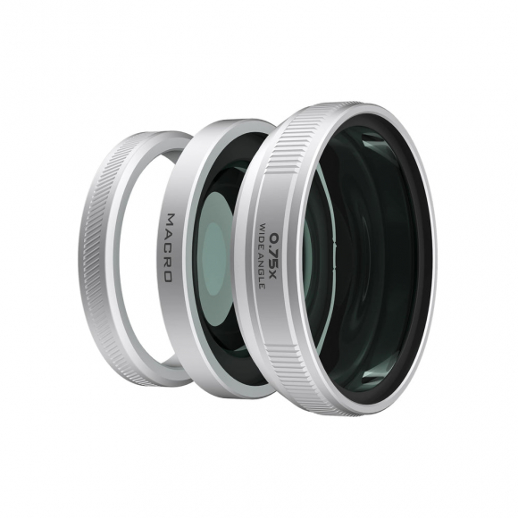 Объектив Freewell 2-in-1 Wide Angle & Macro для Fujifilm X100VI/X100V, серебристый