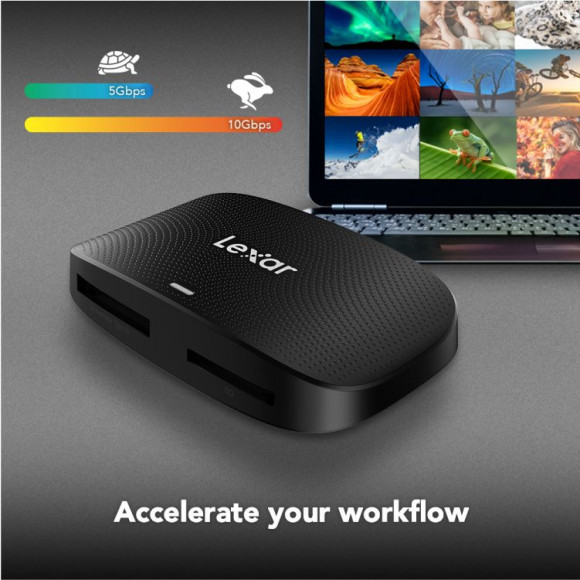 Картридер Lexar Professional CFexpress Type B / SD UHS-II USB 3.2 Gen2 (LRW520U-RNBNG) Картридер Lexar Professional CFexpress Type B / SD UHS-II USB 3.2 Gen2 (LRW520U-RNBNG)