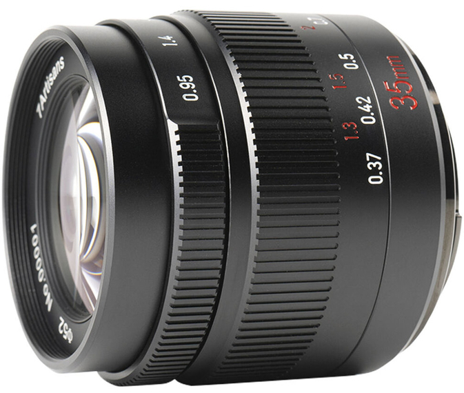 Металлический корпус 7artisans 35mm F0.95 E