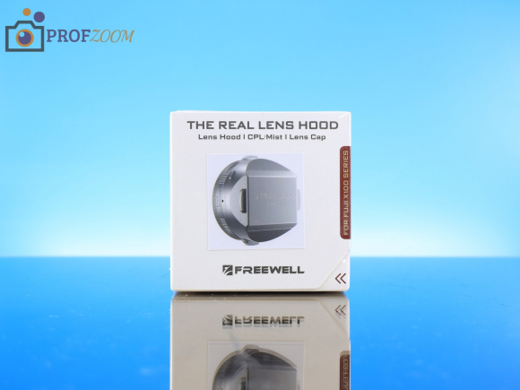 Бленда Freewell Real Lens Hood с фильтром CPL/Black Mist 1/4 для Fujifilm X100VI/X100V, серебристая Бленда Freewell Real Lens Hood с фильтром CPL/Black Mist 1/4 для Fujifilm X100VI/X100V, серебристая