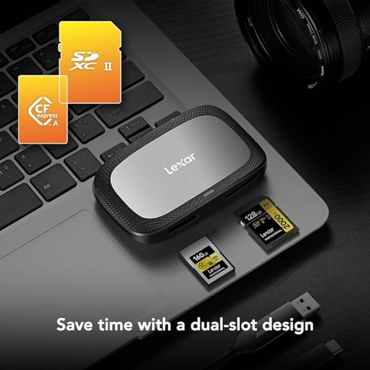 Два слота: CFexpress Type A и SD Lexar Professional RW530