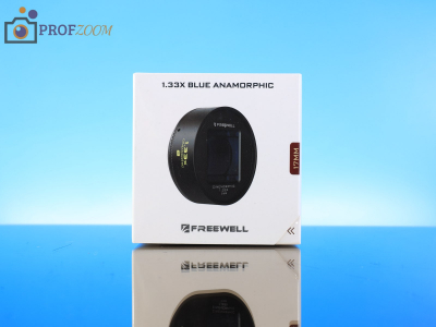 Анаморфный объектив Freewell 1.33x Blue с креплением 17 мм для смартфона
