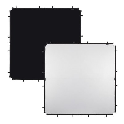 Ткань Lastolite Skylite Rapid LR81521R 1,5×1,5 м, чёрный/белый
