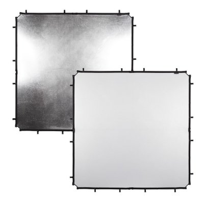 Ткань Lastolite Skylite Rapid LR81531R 1,5×1,5 м, серебро/белый