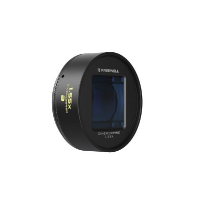 Анаморфный объектив Freewell 1.55x Blue с креплением 17 мм для смартфона Анаморфный объектив Freewell 1.55x Blue с креплением 17 мм для смартфона