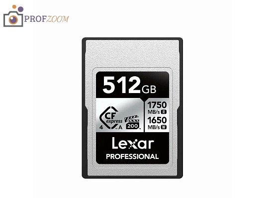 Карта памяти Lexar Professional CFexpress Type A 512GB SILVER 