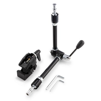 Шарнирный кронштейн Manfrotto 143RC Magic Arm с зажимом Super Clamp и площадкой