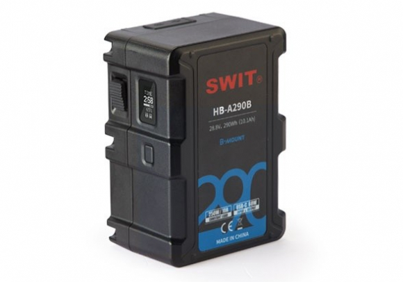 Аккумулятор SWIT HB-A290B B-mount 28,8 В, 290 Вт·ч, 250 Вт, D-Tap, USB-C 60 Вт Аккумулятор SWIT HB-A290B B-mount 28,8 В, 290 Вт·ч, 250 Вт, D-Tap, USB-C 60 Вт