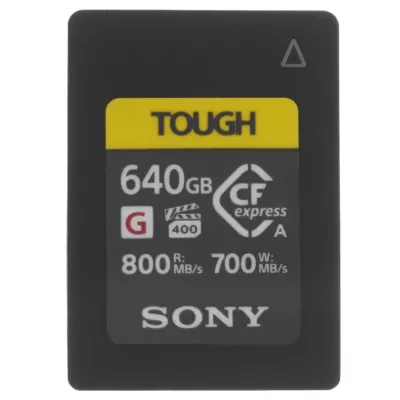 Карта памяти SONY 640GB CFexpress Type A TOUGH (800R/700W) (CEA-G640T)