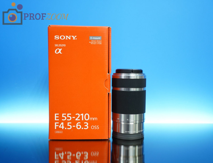 Объектив с оригинальной коробкой Sony E 55-210mm F4.5-6.3 OSS