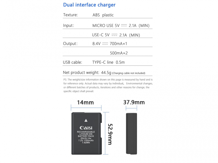 USB-C и micro-USB на выбор