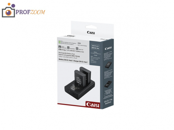 Зарядное устройство Caisi Dual Type-C для Nikon EN-EL14