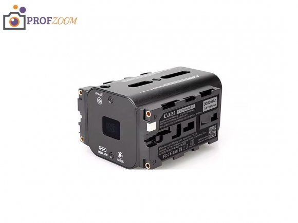Аккумулятор Caisi CS-PRO MAX F970 двусторонний NP-F с Type-C
