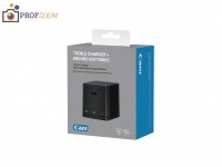 Комплект аккумуляторов Caisi CS-G12B KIT для GoPro HERO9-12 (3 шт и зарядка)