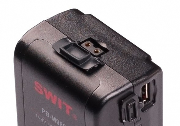 Карманный аккумулятор SWIT PB-M98S V-mount 98 Вт·ч, 150 Вт, D-Tap, USB Карманный аккумулятор SWIT PB-M98S V-mount 98 Вт·ч, 150 Вт, D-Tap, USB