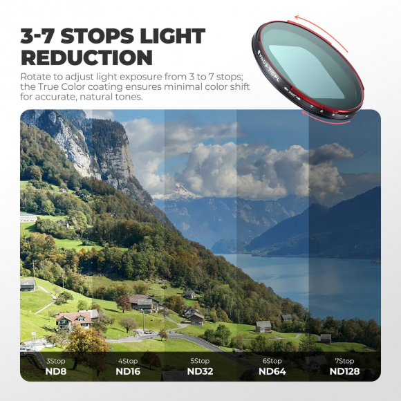 Магнитный гибридный фильтр Freewell Sherpa VND 3-7 stop и CPL для iPhone