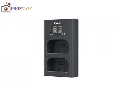 Двойное зарядное устройство Caisi CS-LP-E6-M2 для Canon LP-E6