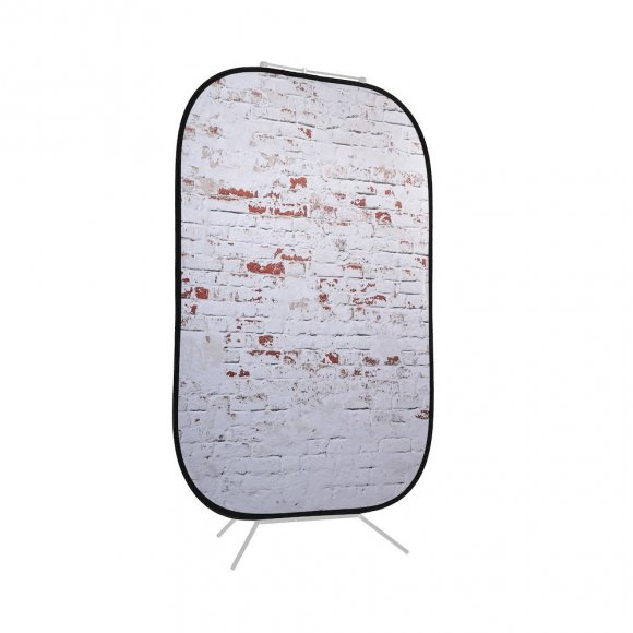 Складной фон Lastolite LB5706 Urban 1,5×2,1 м, красный кирпич/белый кирпич Складной фон Lastolite LB5706 Urban 1,5×2,1 м, красный кирпич/белый кирпич