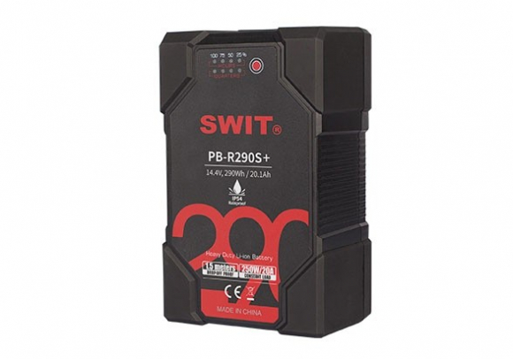 Защищённый аккумулятор SWIT PB-R290S+ V-mount 290 Вт·ч, IP54, 250 Вт Защищённый аккумулятор SWIT PB-R290S+ V-mount 290 Вт·ч, IP54, 250 Вт