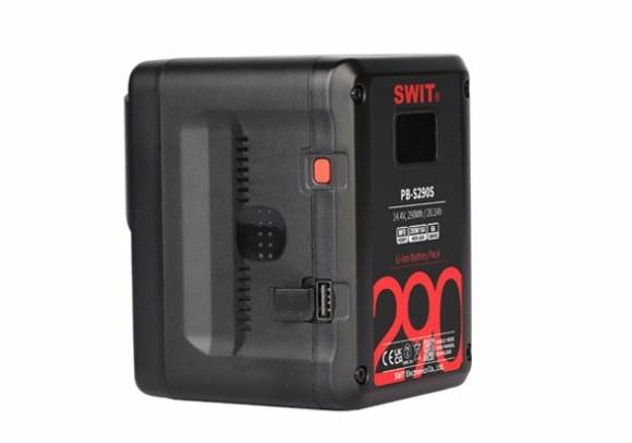 Аккумулятор SWIT PB-S290S V-mount для кинокамер 290 Вт·ч, 4× D-Tap, OLED