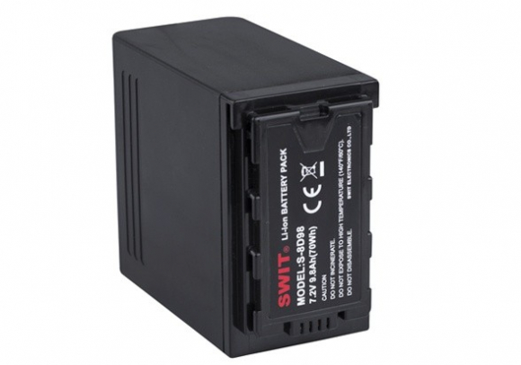 Аккумулятор SWIT S-8D98 для Panasonic VW-VBD58/AG-VBR59, 70 Вт·ч, P-Tap, USB Аккумулятор SWIT S-8D98 для Panasonic VW-VBD58/AG-VBR59, 70 Вт·ч, P-Tap, USB