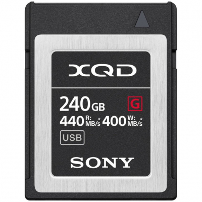 Карта памяти Sony XQD G Series 240GB 440R/400W (QD-G240F)