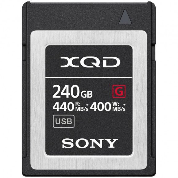 Карта памяти Sony XQD G Series 240GB 440R/400W (QD-G240F) Карта памяти Sony XQD G Series 240GB 440R/400W (QD-G240F)