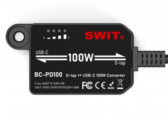 Переходник SWIT BC-PD100 D-Tap — USB-C PD 100 Вт, двусторонний