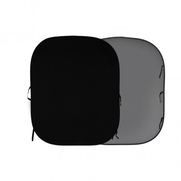Складной фон Lastolite LB67GB 1,8×2,15 м, чёрный/средне-серый Складной фон Lastolite LB67GB 1,8×2,15 м, чёрный/средне-серый