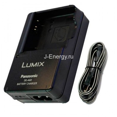 Зарядное устройство Panasonic DE-A60 для аккумулятора Panasonic CGA-S/106C/DMW-BCF10E