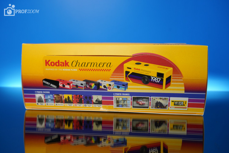 Ретро-упаковка в стиле 1987 года Kodak Charmera