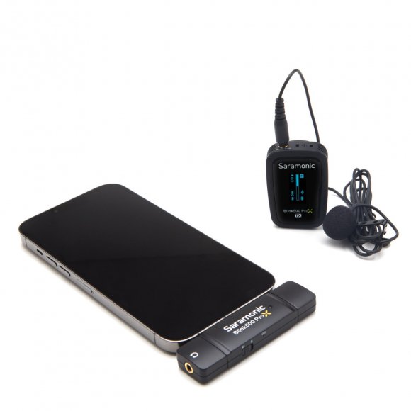 Беспроводная микрофонная система Saramonic Blink500 ProX B3 (передатчик + приёмник Lightning) Беспроводная микрофонная система Saramonic Blink500 ProX B3 (передатчик + приёмник Lightning)