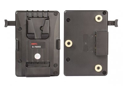 Переходная площадка SWIT S-7005S для аккумуляторов V-mount на камеры Gold Mount, D-Tap