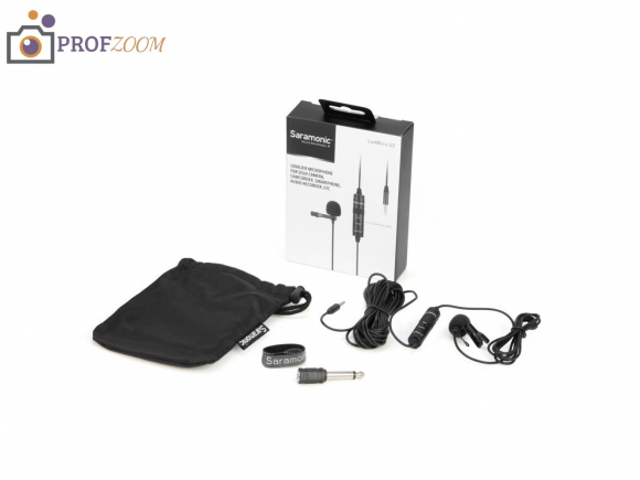 Петличка Saramonic LavMicro U2 с переключателем камера/смартфон, кабель 6 м Петличка Saramonic LavMicro U2 с переключателем камера/смартфон, кабель 6 м